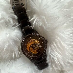 ANNE KLEIN Automatic Ladies SKELETON Watch